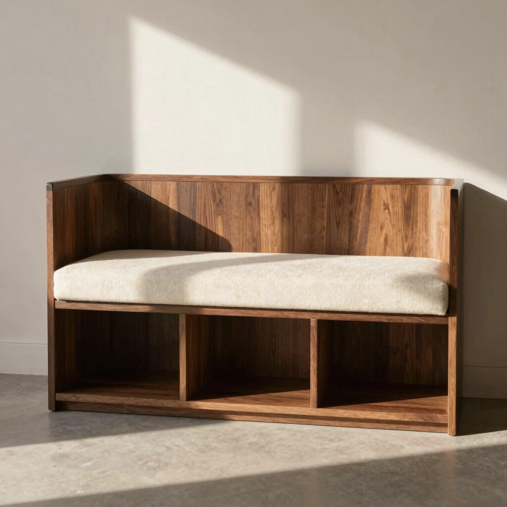 Harper Boucle Entryway Bench