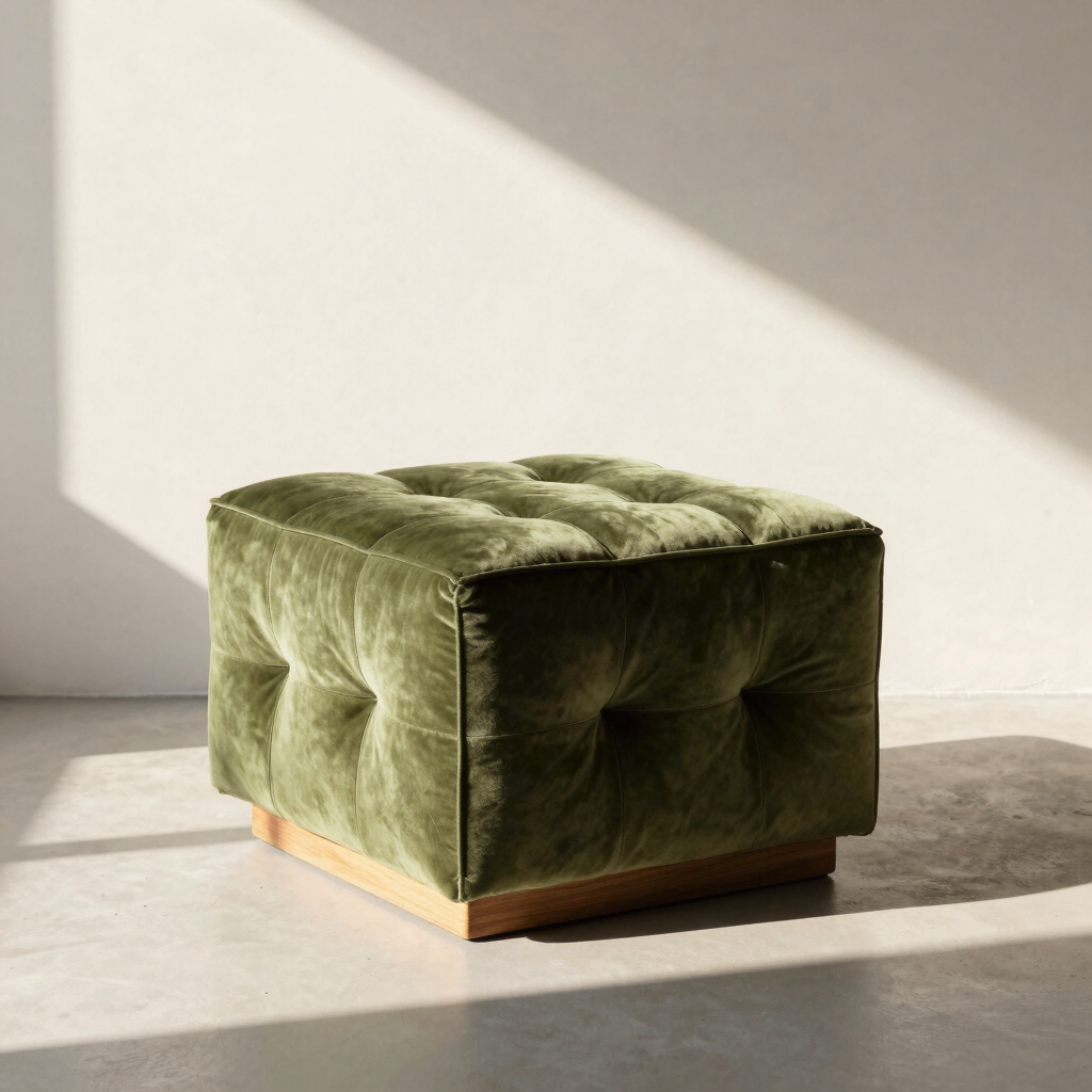 Arden Tufted Accent Stool