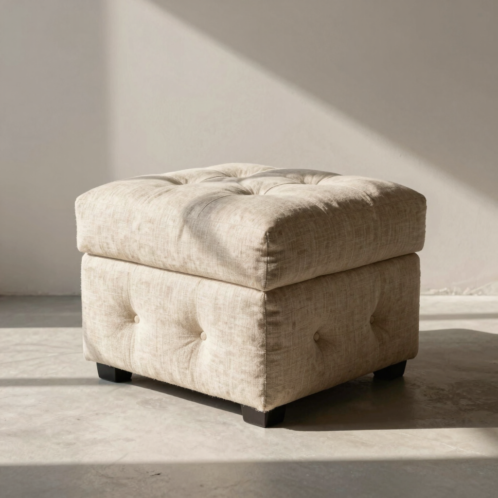 Remy Square Tufted Ottoman