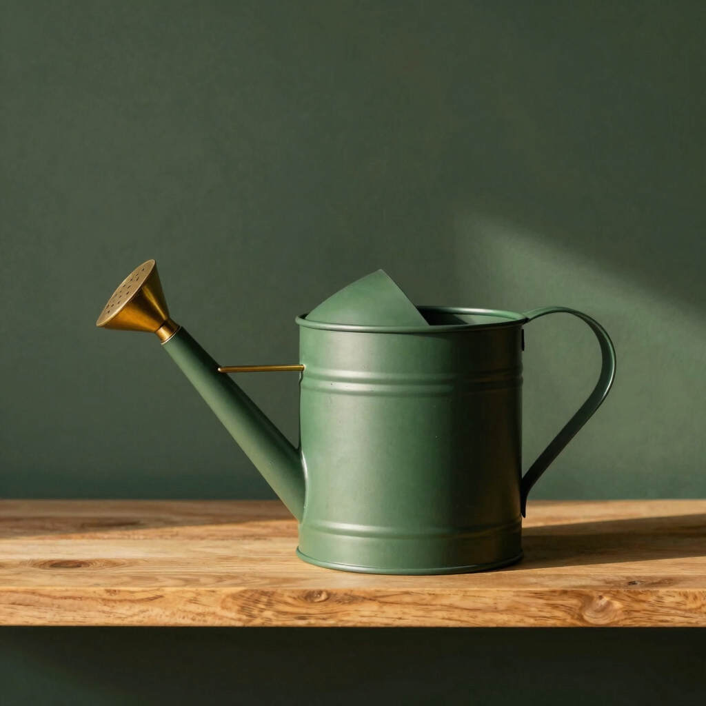 Verdant Terrace Steel Watering Can