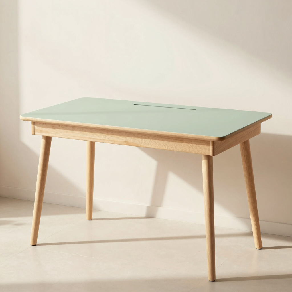 Halen Pastel Sage Gaming Desk