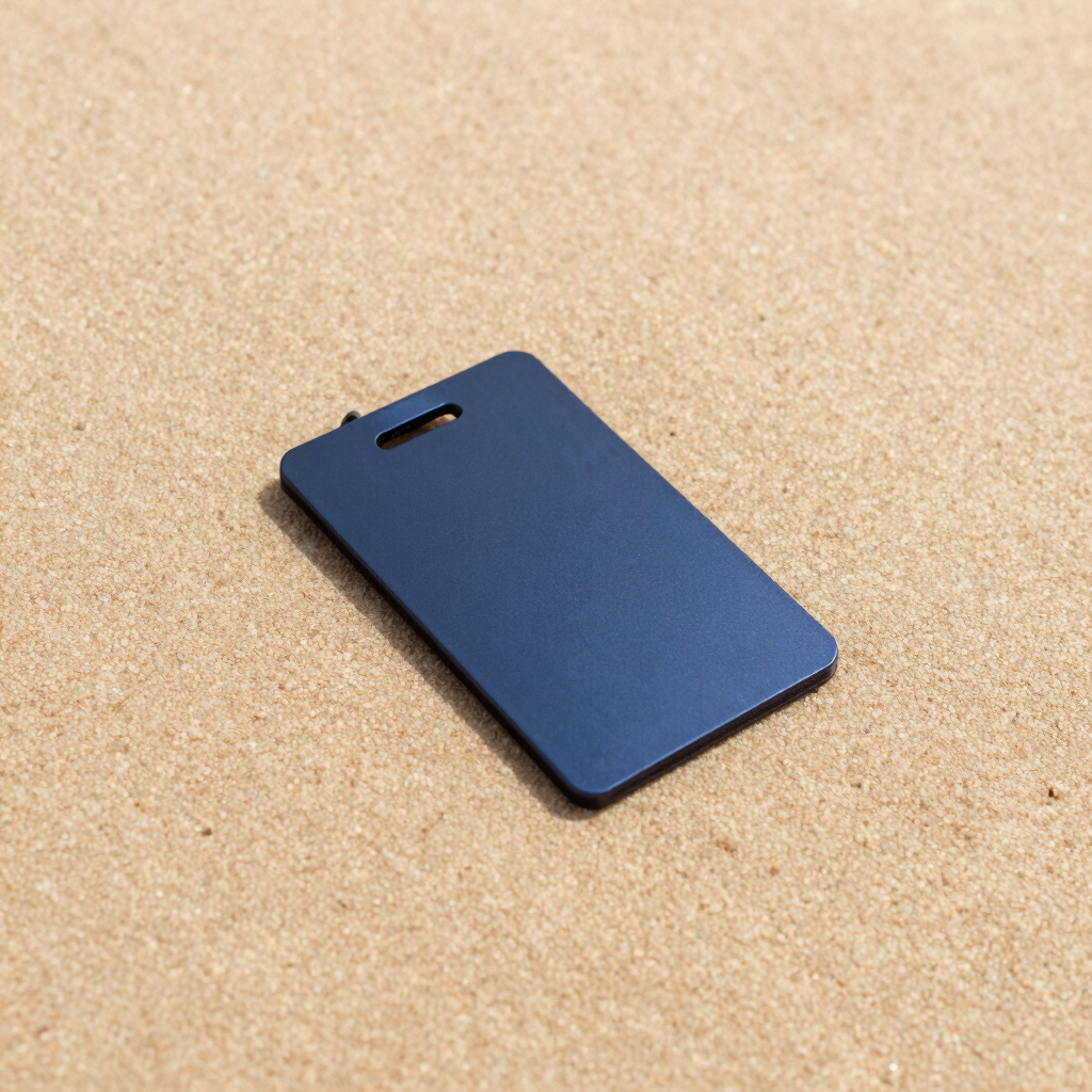 Anodized Aluminum Luggage Tag