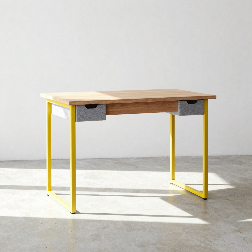 Stig Color-Block Study Desk