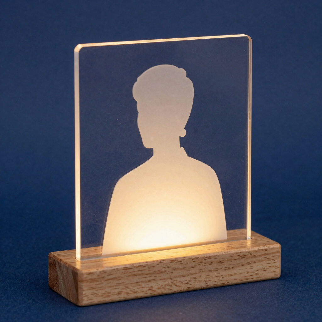 LED Acrylic Photo Plaque