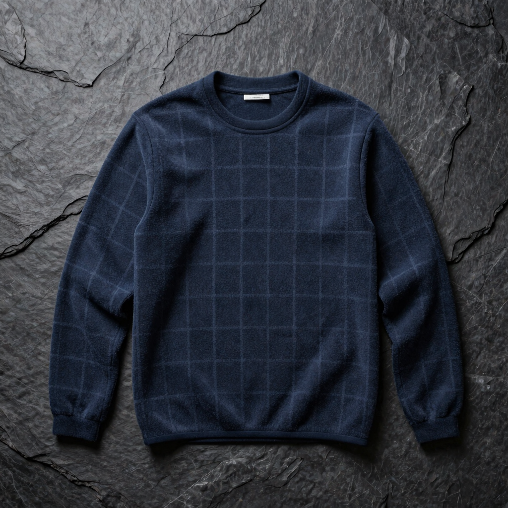 Ridge-Line Grid Fleece