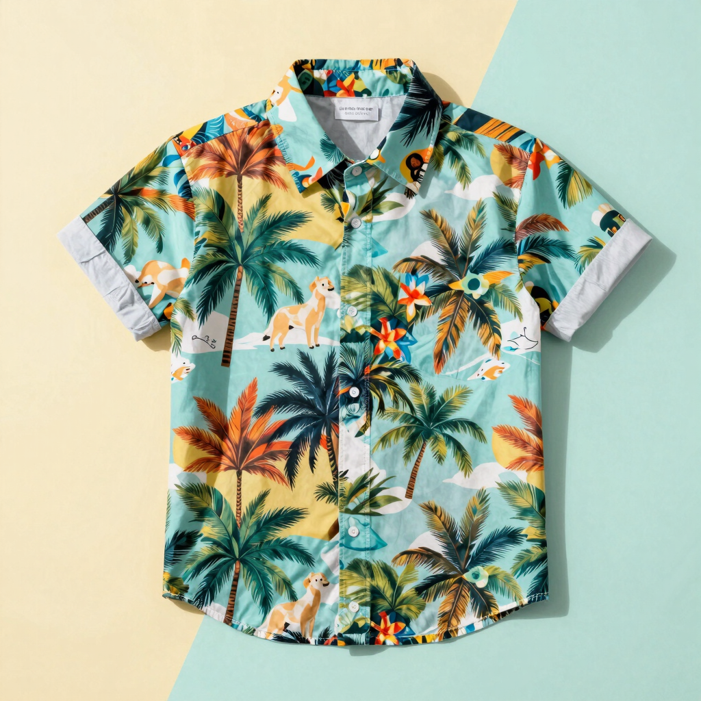 Camisa Playera Guayaba Tropical