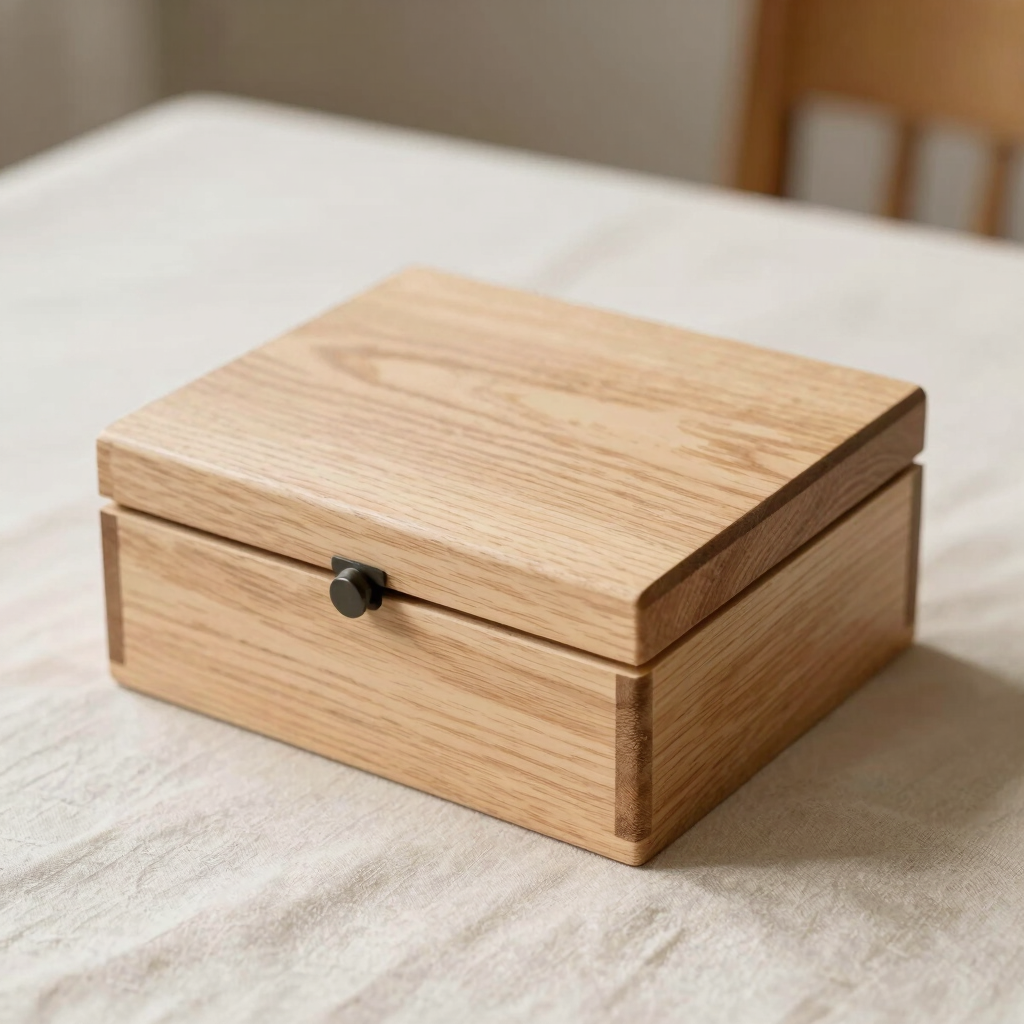 Eternity Oak Keepsake Box