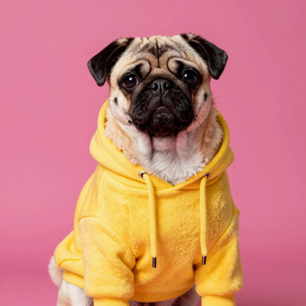 Sudadera Lomito Cool Amarilla