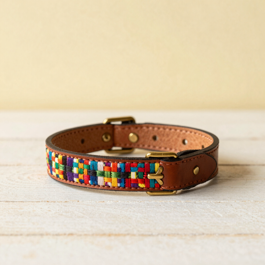 Collar Tejido Patitas Alegres