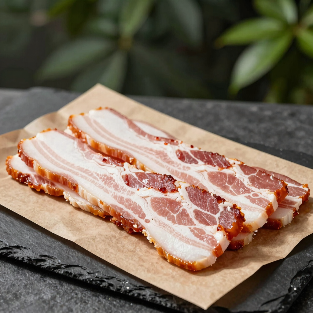Forest-Foraged Smoked Bacon