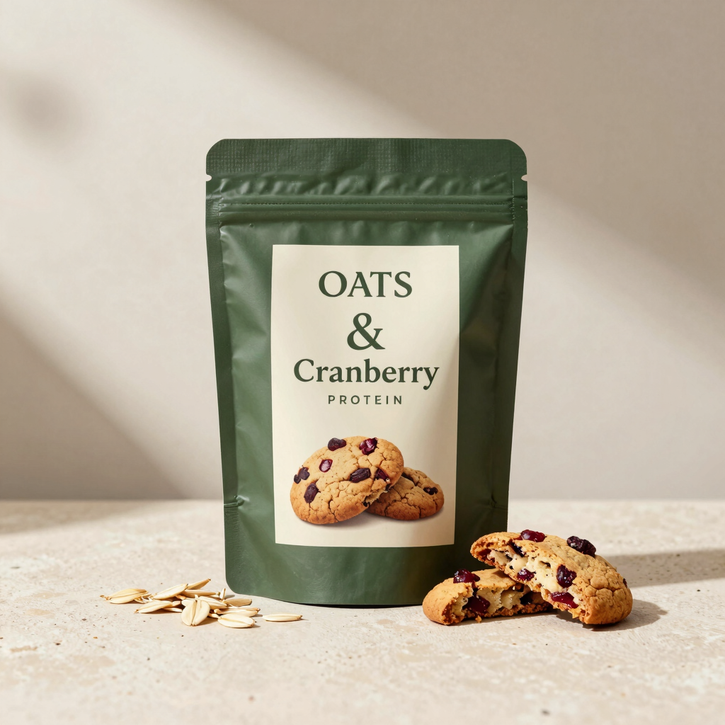 Oats & Cranberry Protein Cookies