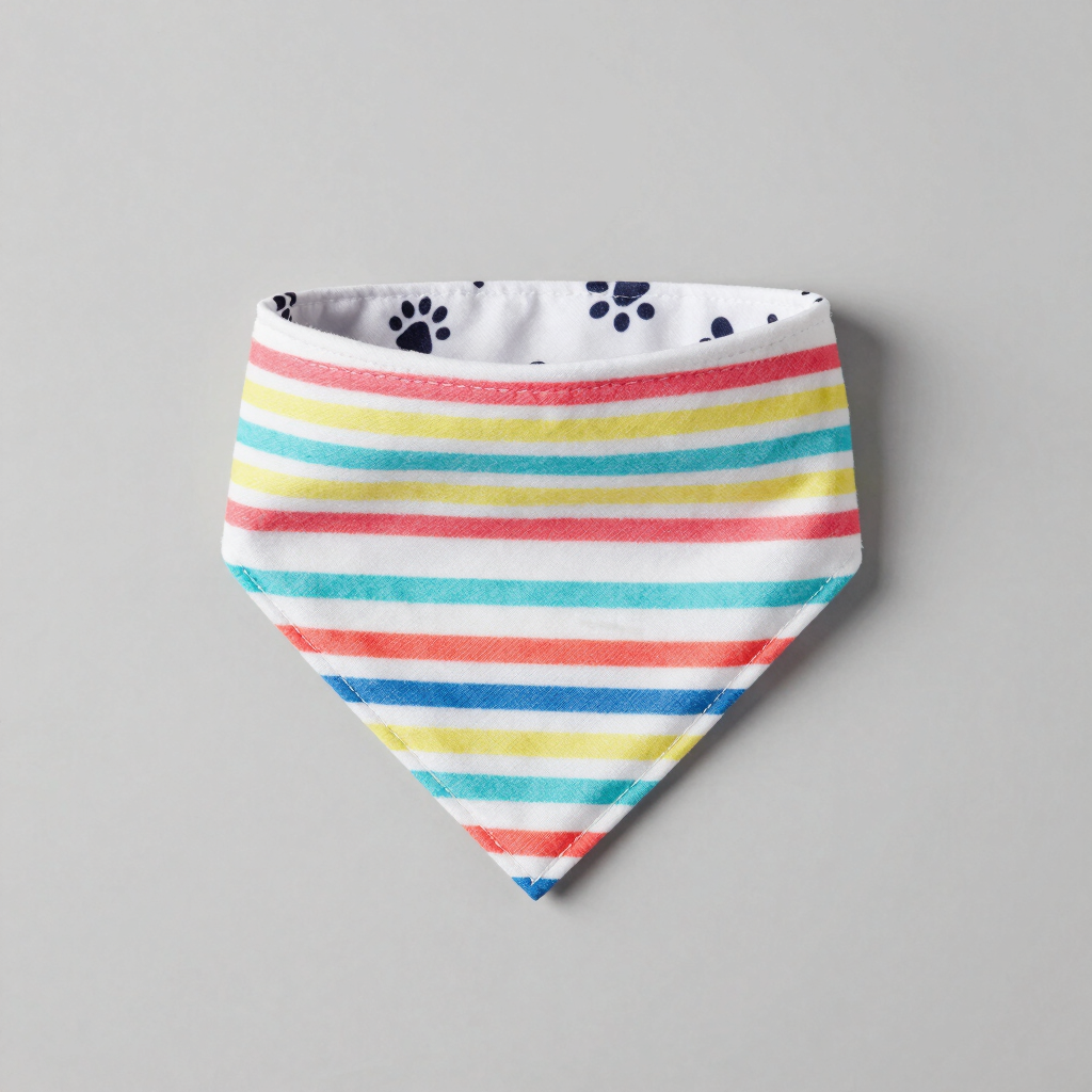 Pañoleta Reversible Huellas Felices