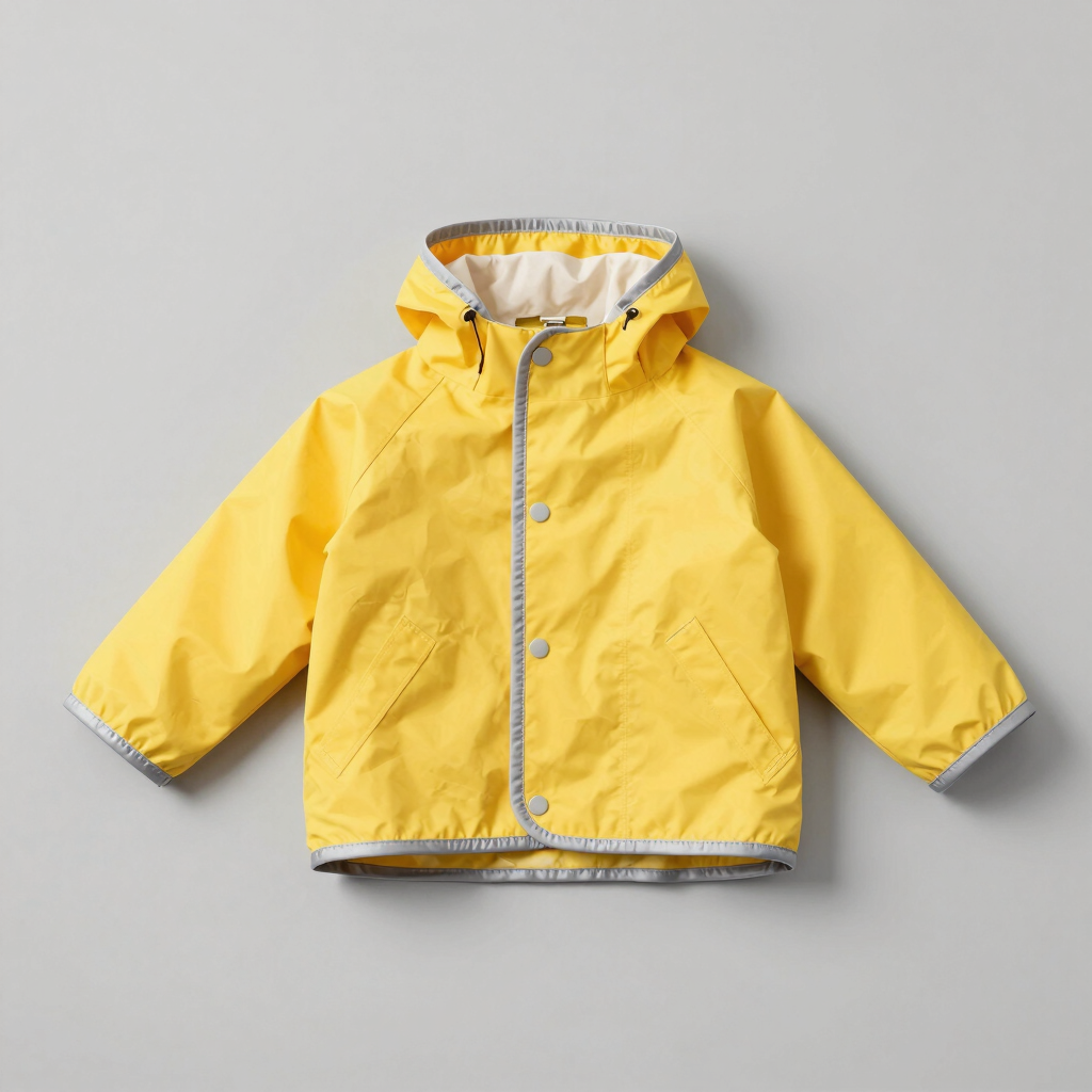 Impermeable Amarillo Gotas de Amor