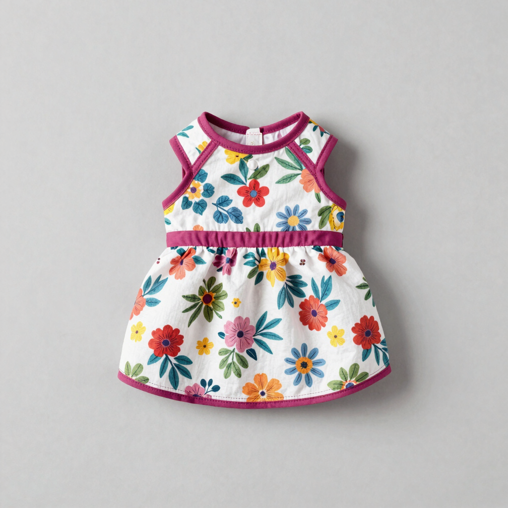 Vestido de Algodón Primavera Alegre