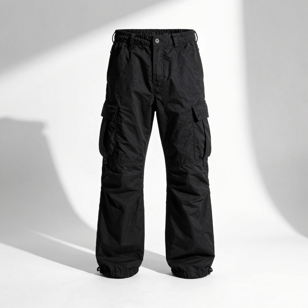 Relaxed Ink-Trap Cargo Pants