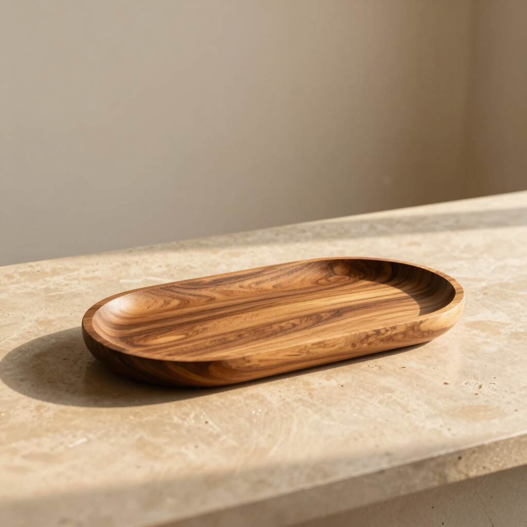 Charola Orgánica de Madera de Parota