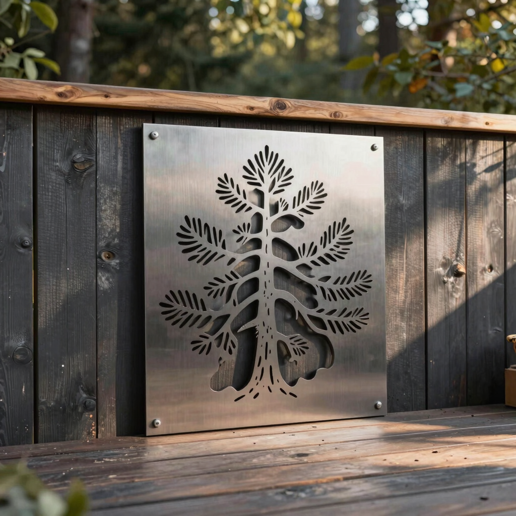 Ironwood Silhouette Wall Panel