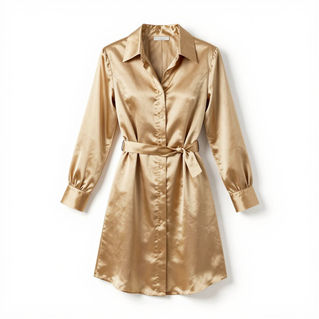 Robe Chemise Assinie Dorée