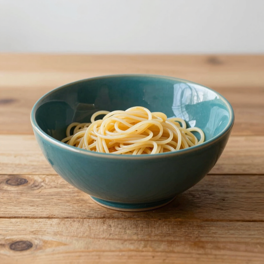 Deep Teal Pasta Bowl