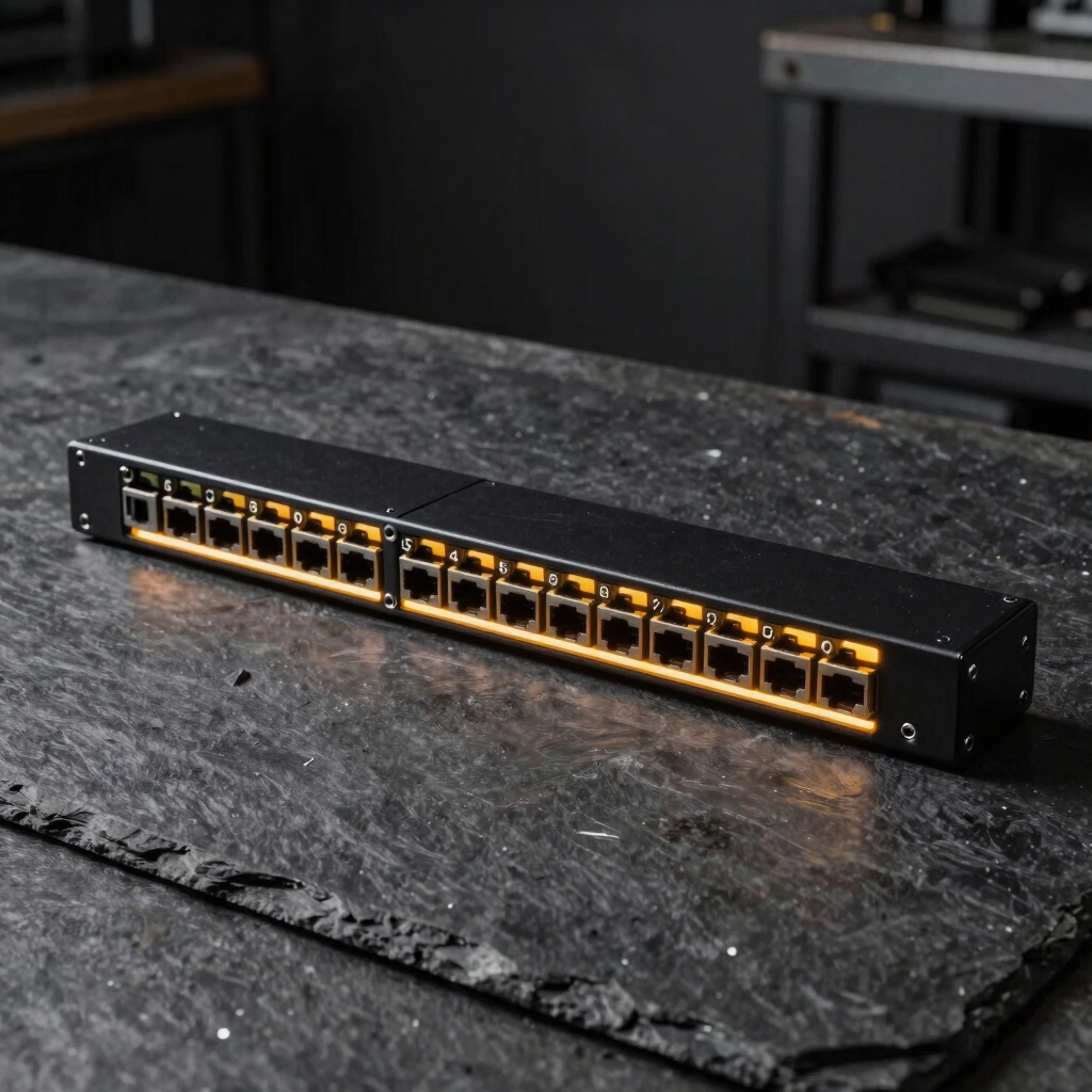 Shielded 24-Port Patch Panel