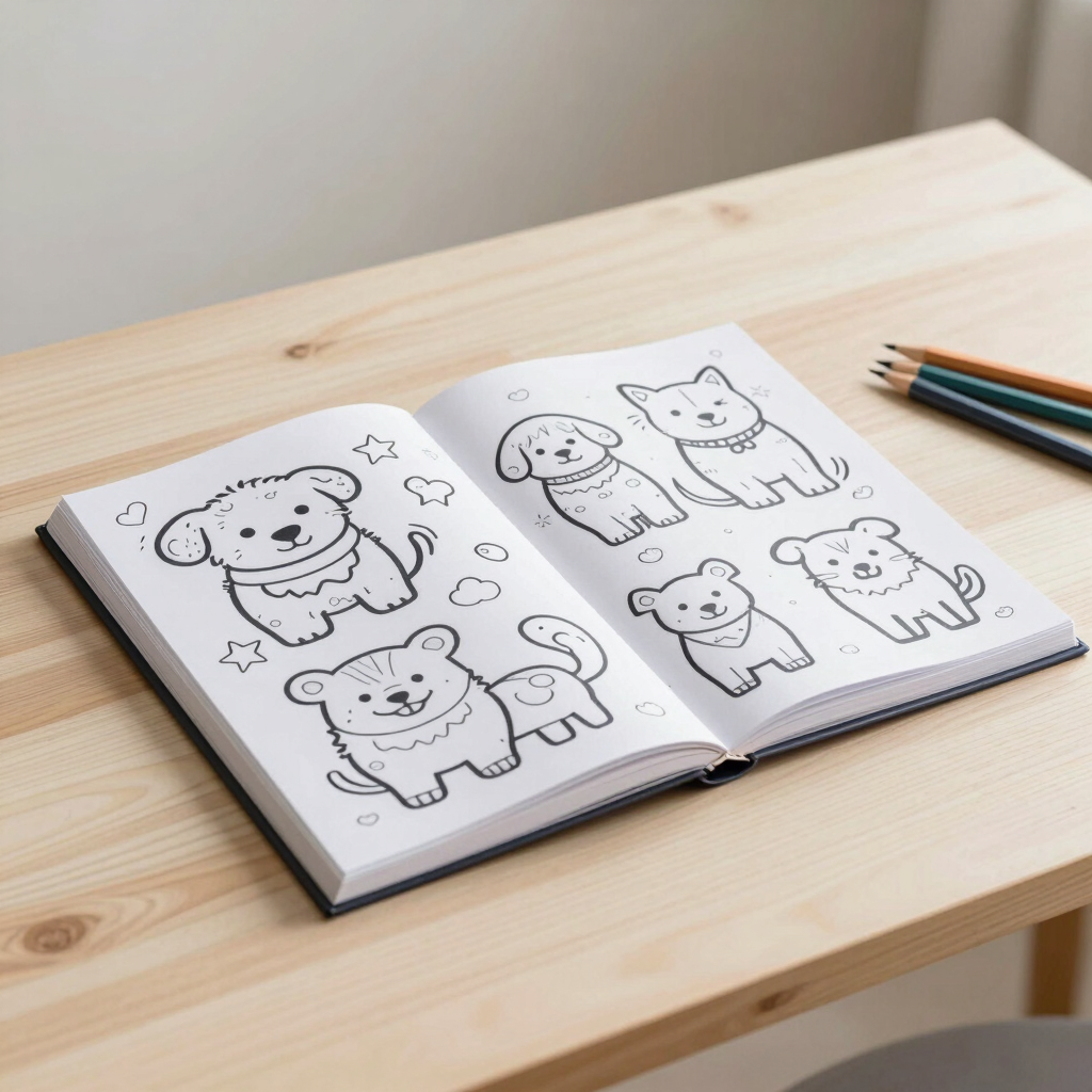 Little Hands Fine Motor Coloring Book