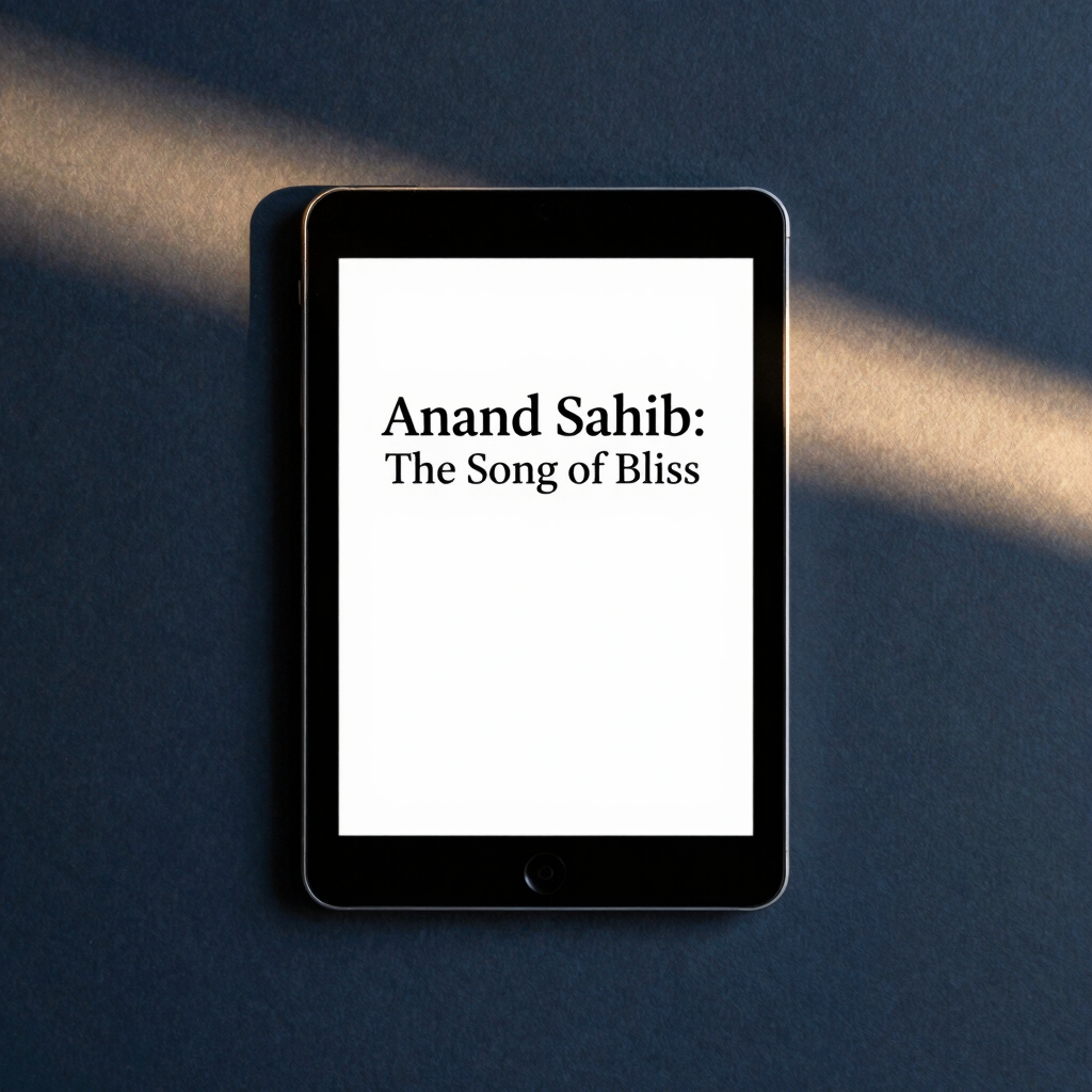 Anand Sahib: The Song of Bliss