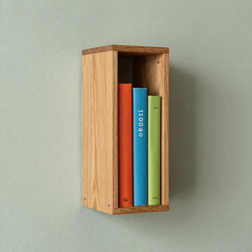 Tove Narrow Floating Book Rack