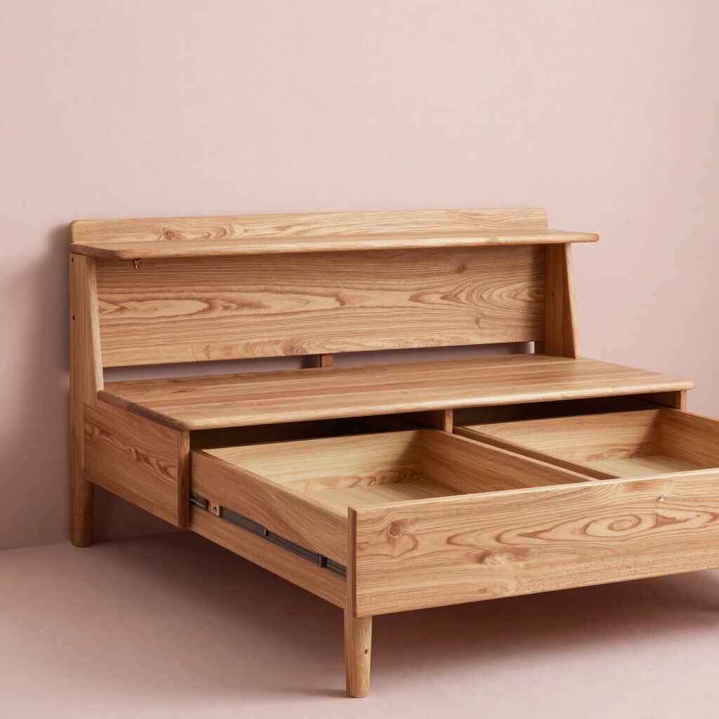 Fjord Low-Profile Storage Bed