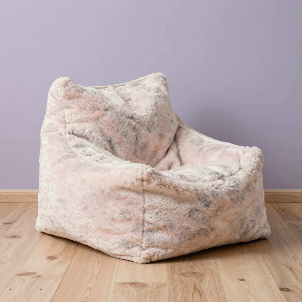 Vira Terrazzo Faux Fur Lounger