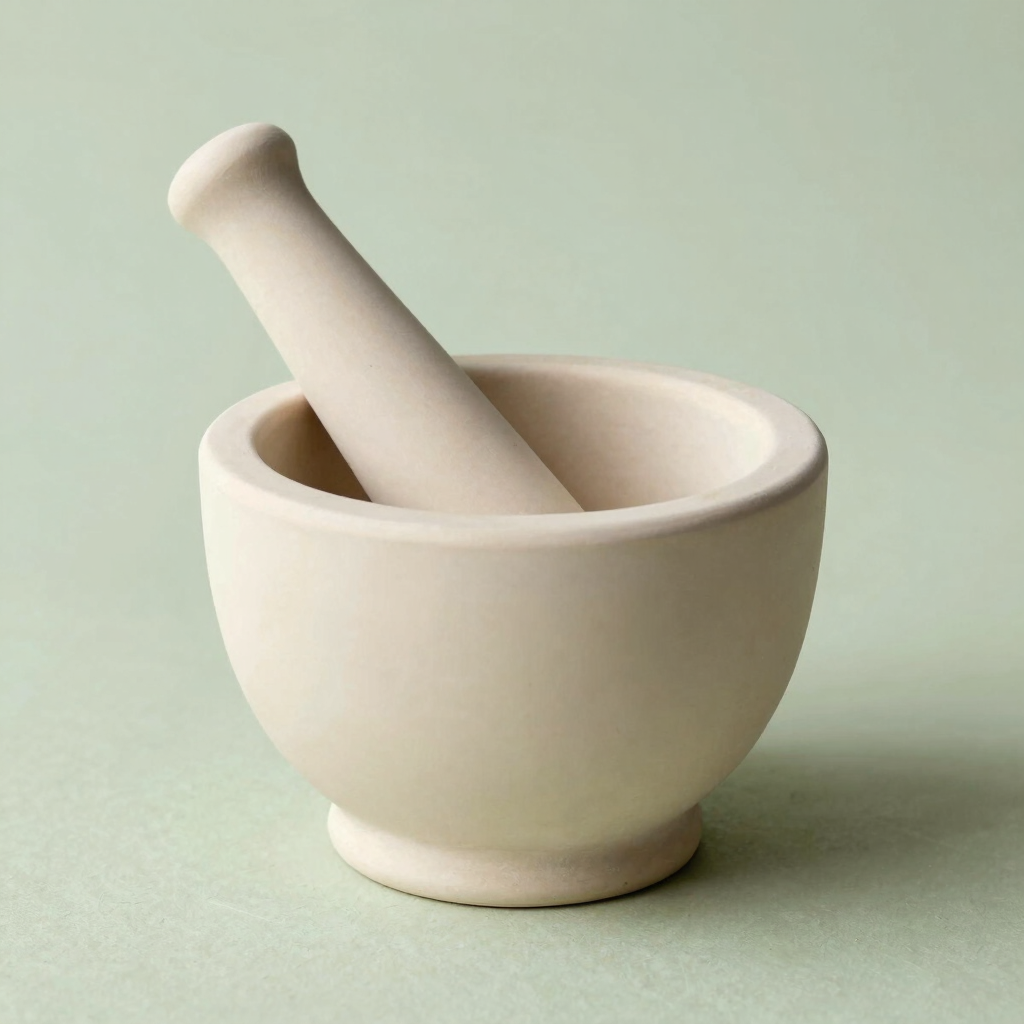 Stoneware Mortar and Pestle
