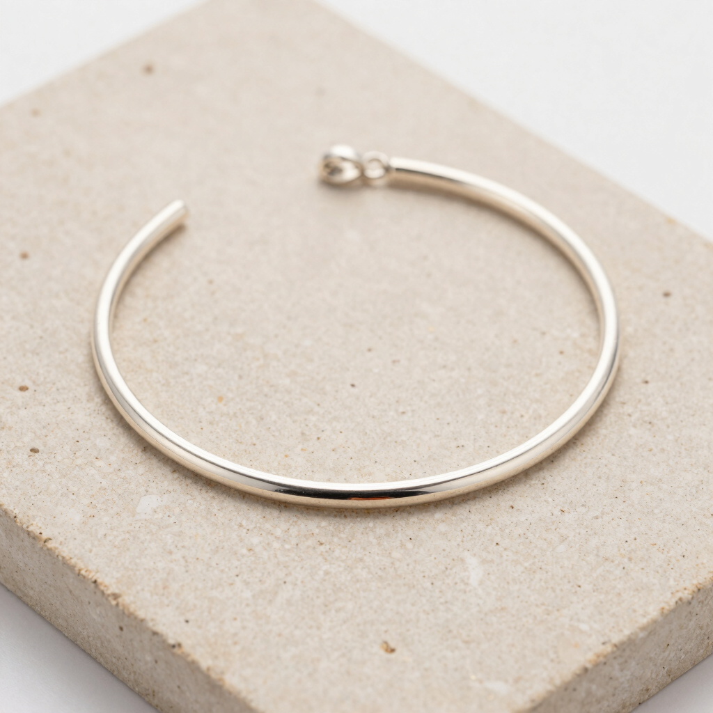 Solis Silver Collar Necklace