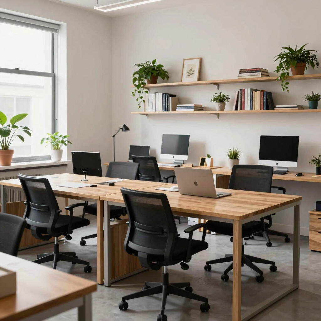 Boutique Office Workspace Clean