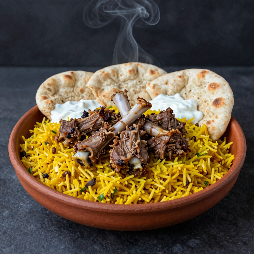 Peat-Smoked Mansaf Dining Experience