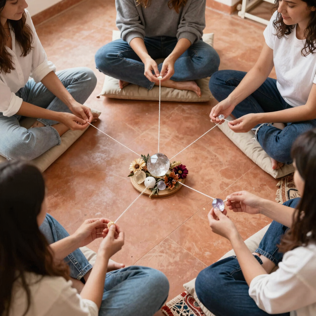 Círculo de Mujeres y Tejido de Luz