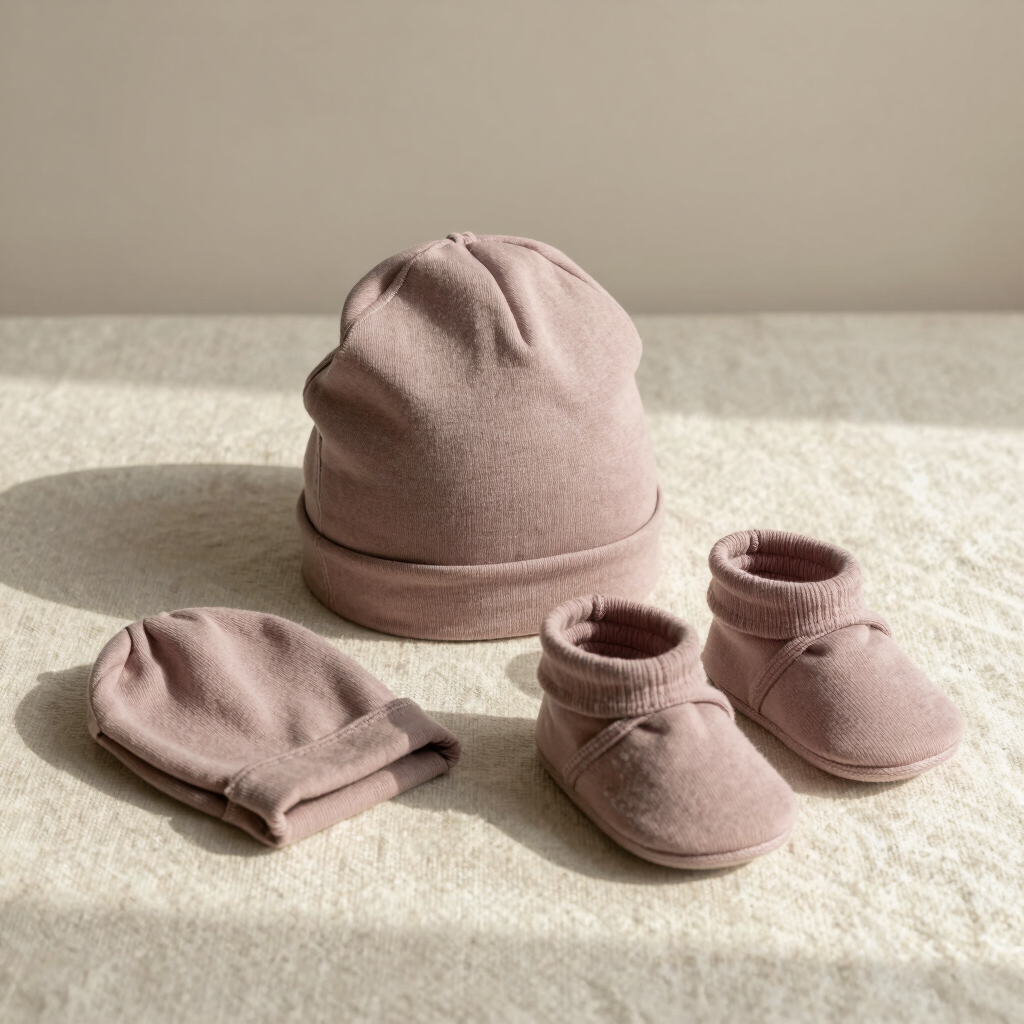 Ribbed Organic Cotton Newborn Set