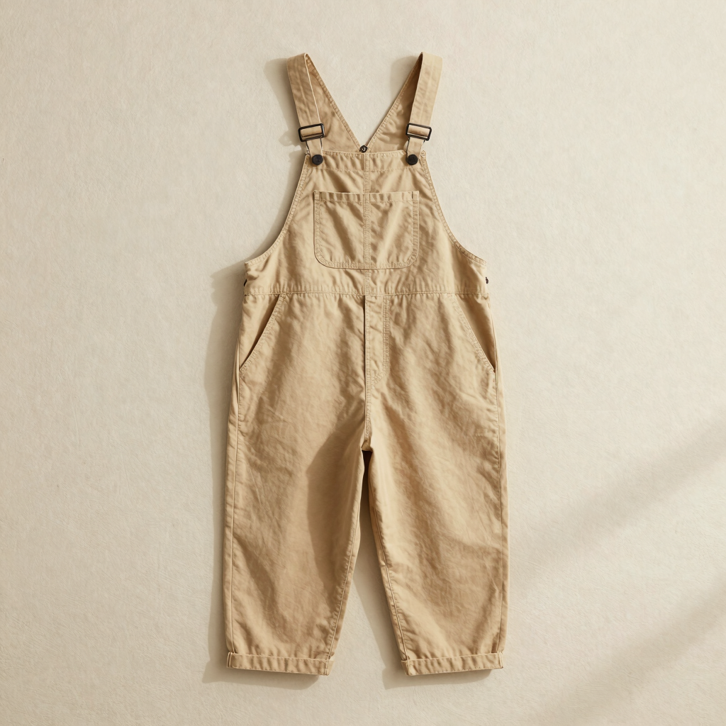 Cotton Canvas Pocket Overalls