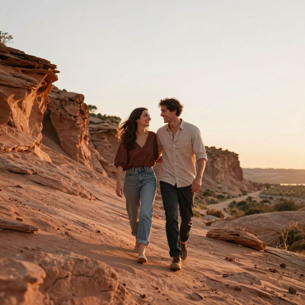 Golden Hour Engagement Session