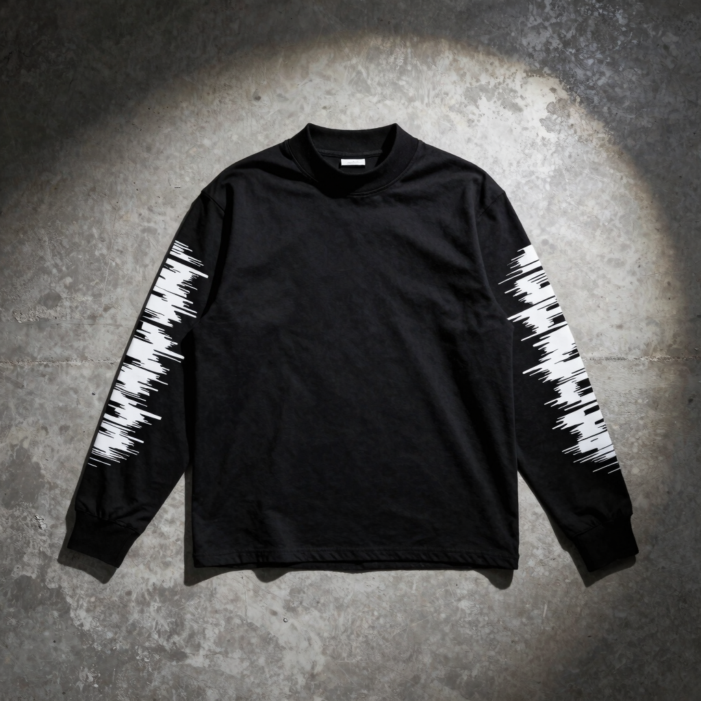 Glitch Graphic Long Sleeve