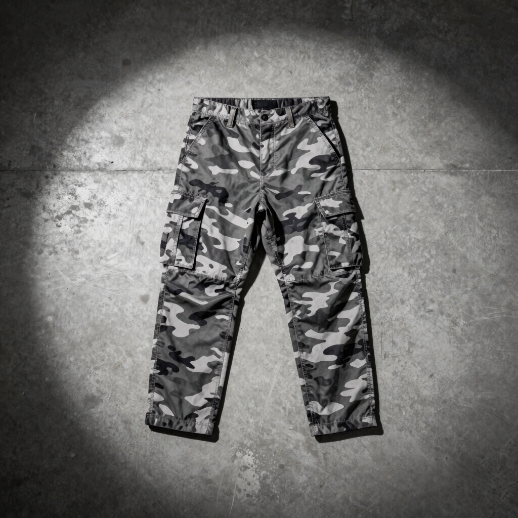 Concrete Camo Cargo Pants