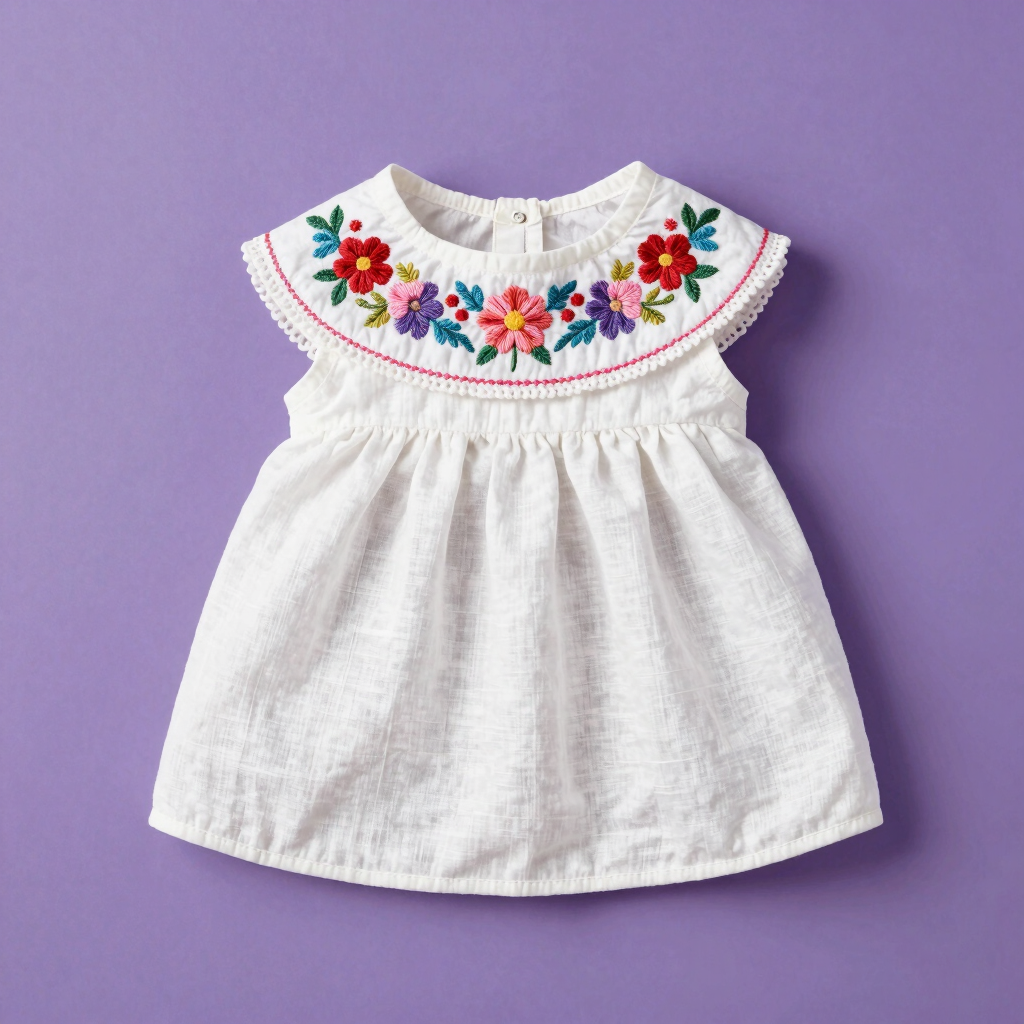 Vestido Artesanal 'Flores de Campo'
