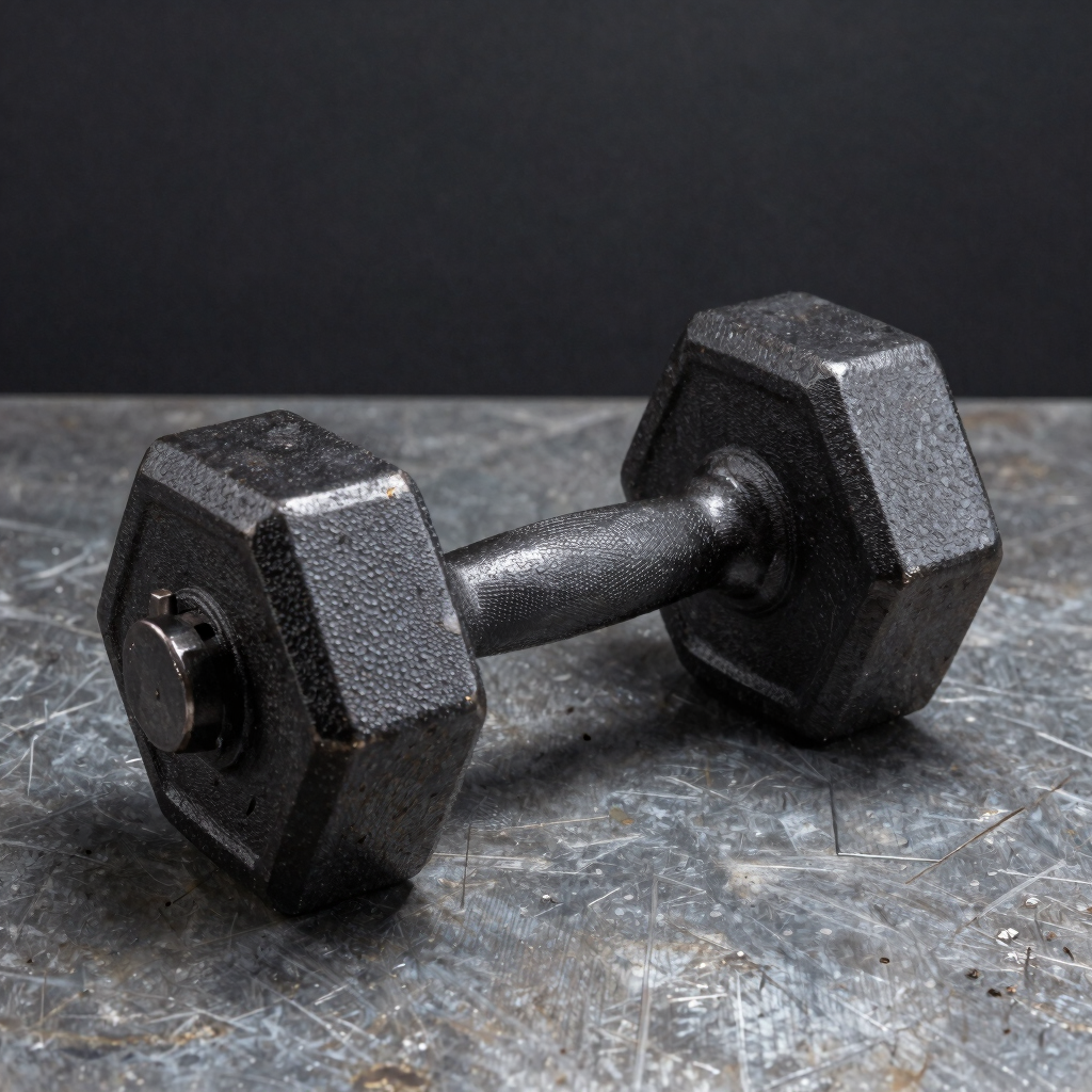 Grid-Lock Powder Coated Dumbbell