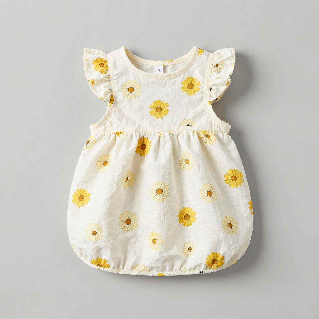 Vestido Casual Margaritas Felices