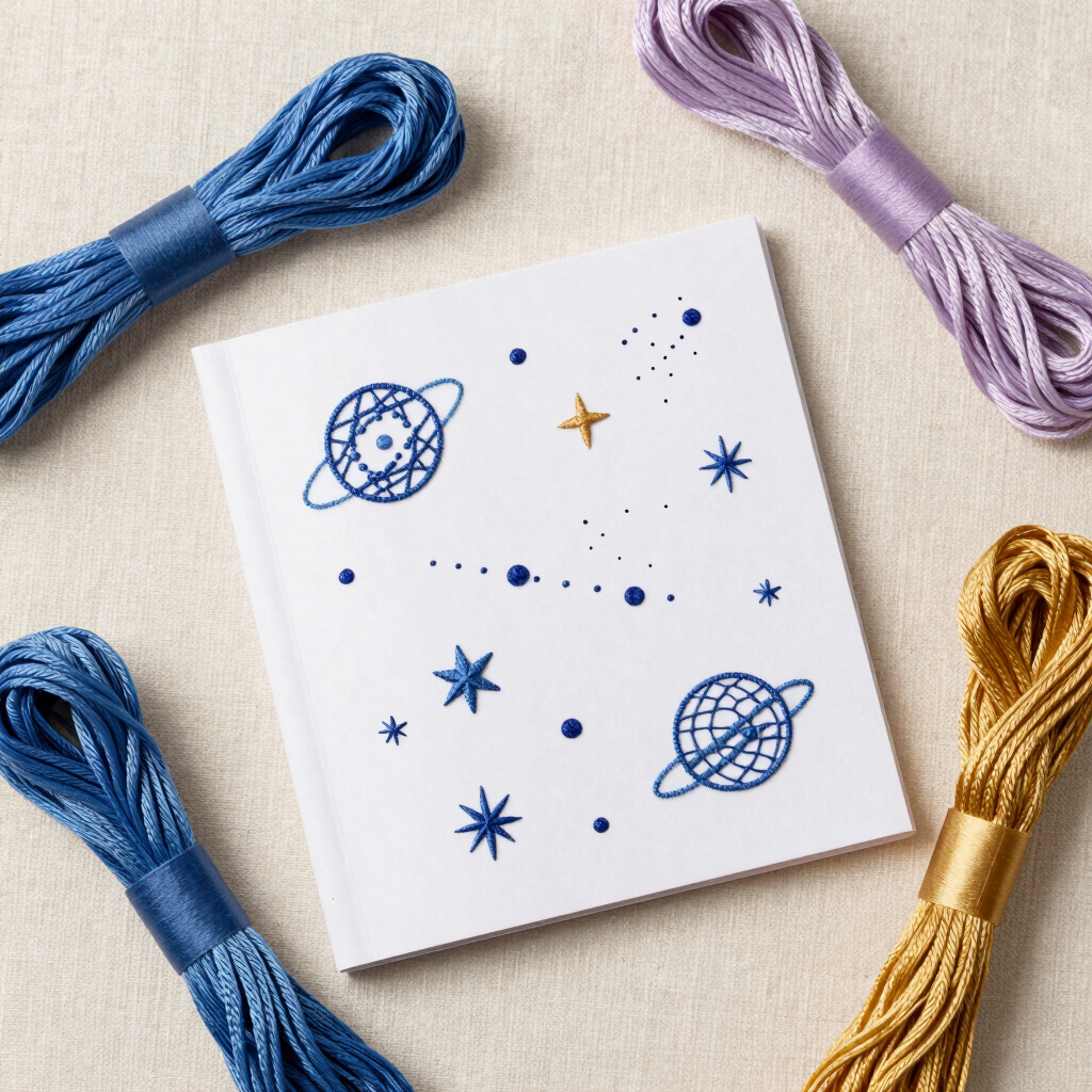 Celestial Solstice Embroidery Pattern