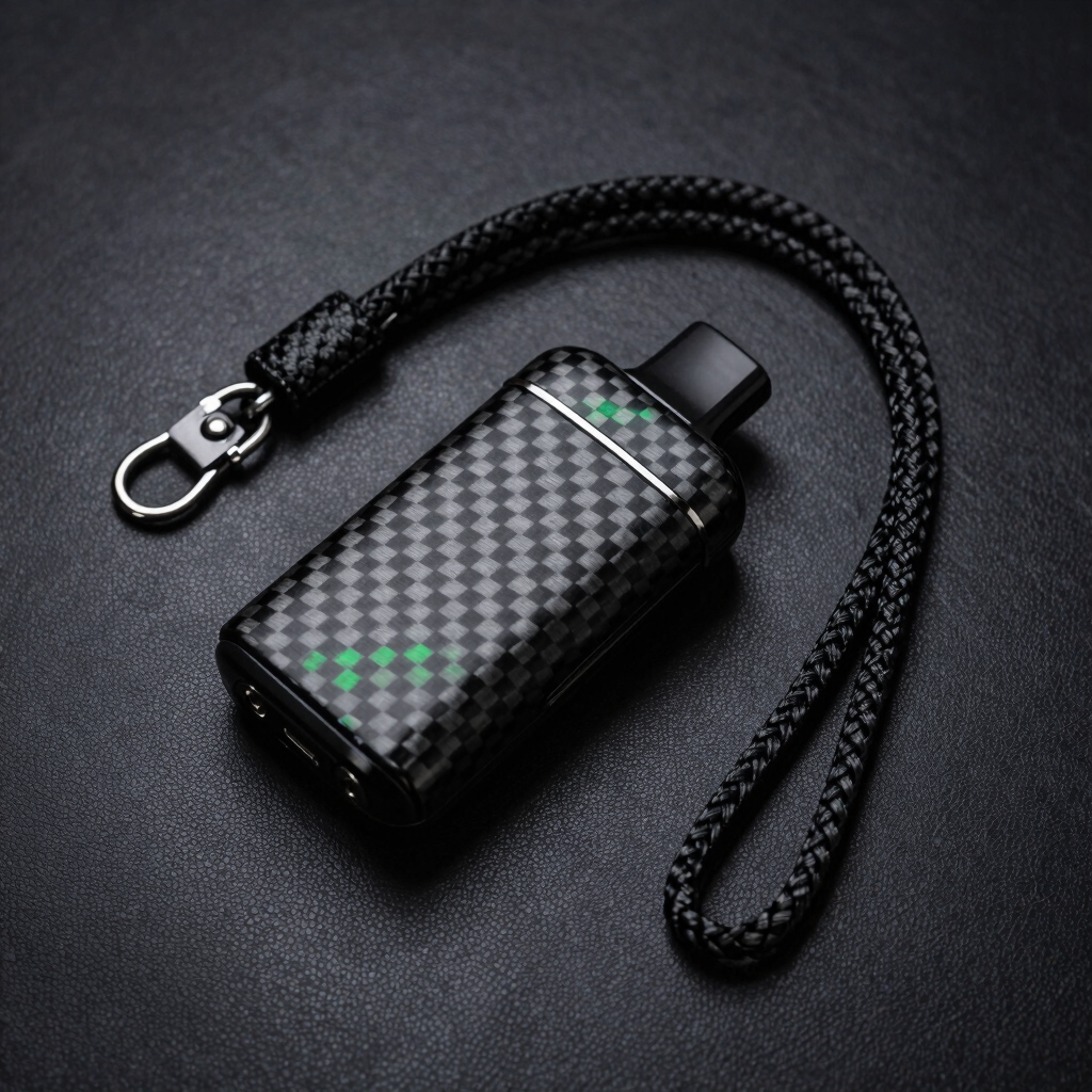 Carbon Fiber Lanyard & Protective Case