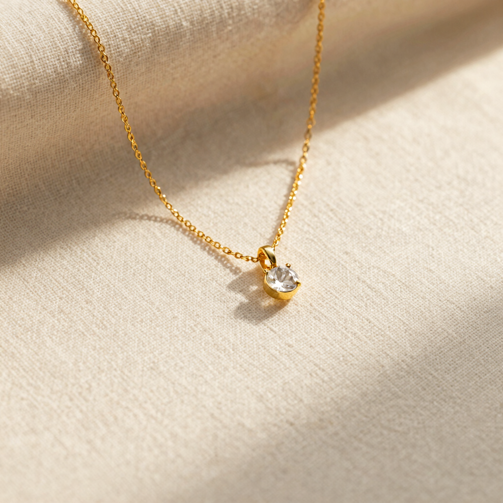 Dainty Dewdrop Pendant Necklace