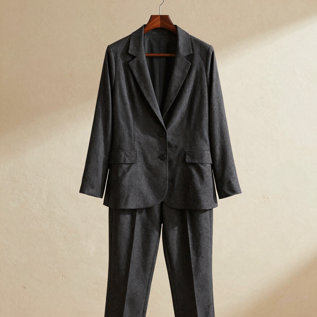 Midnight Charcoal Karandi 2-Piece
