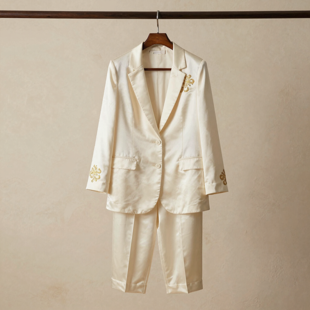 Ivory Grace Embroidered 3-Piece