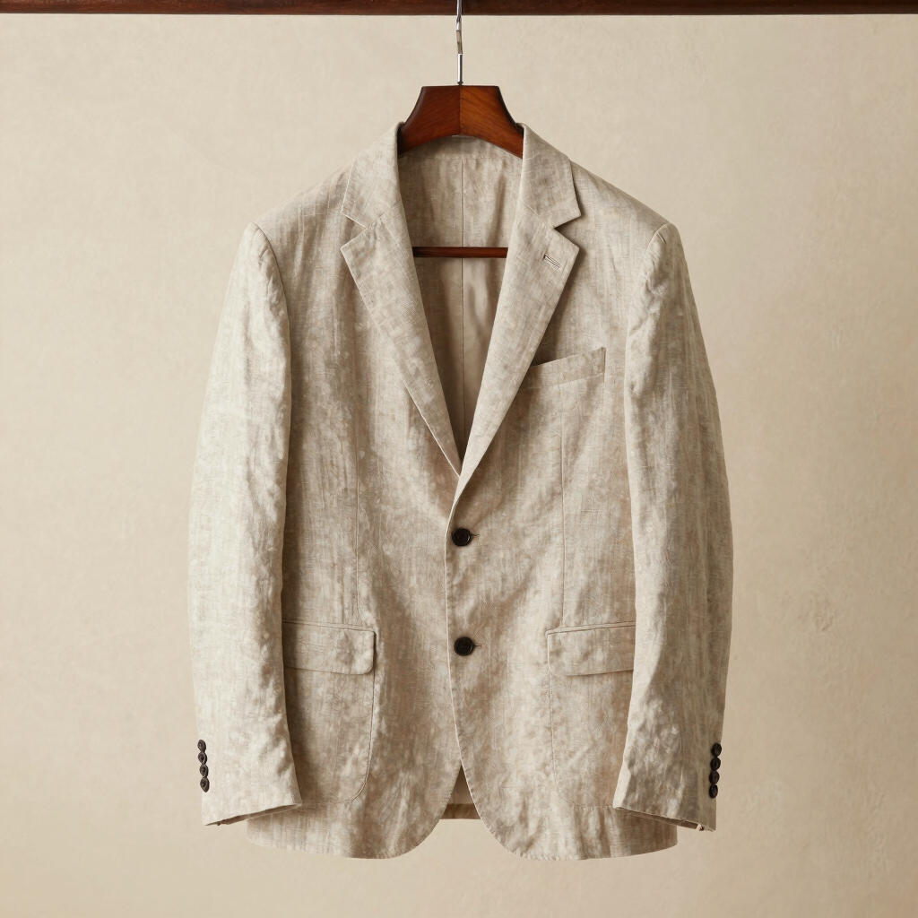Sandstone Linen Summer Suit