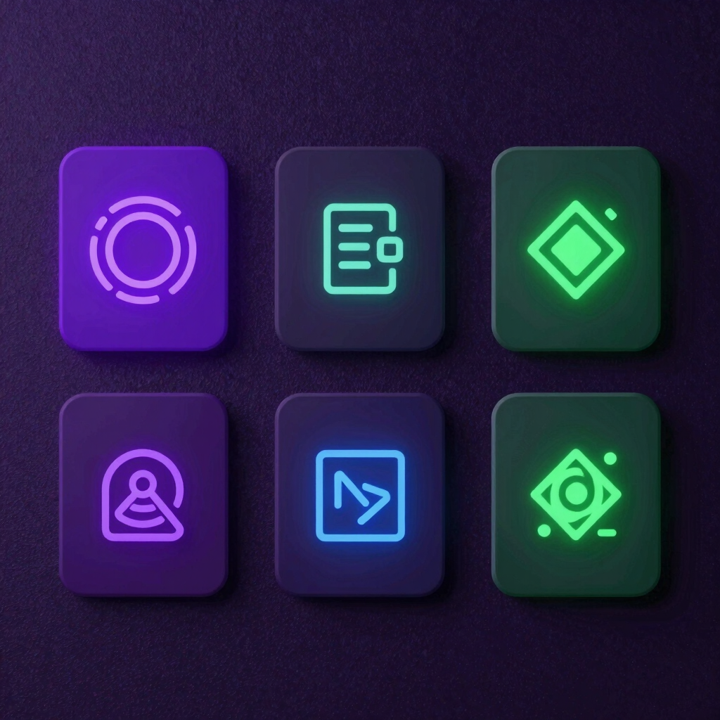 Matrix Neon Sub Badges