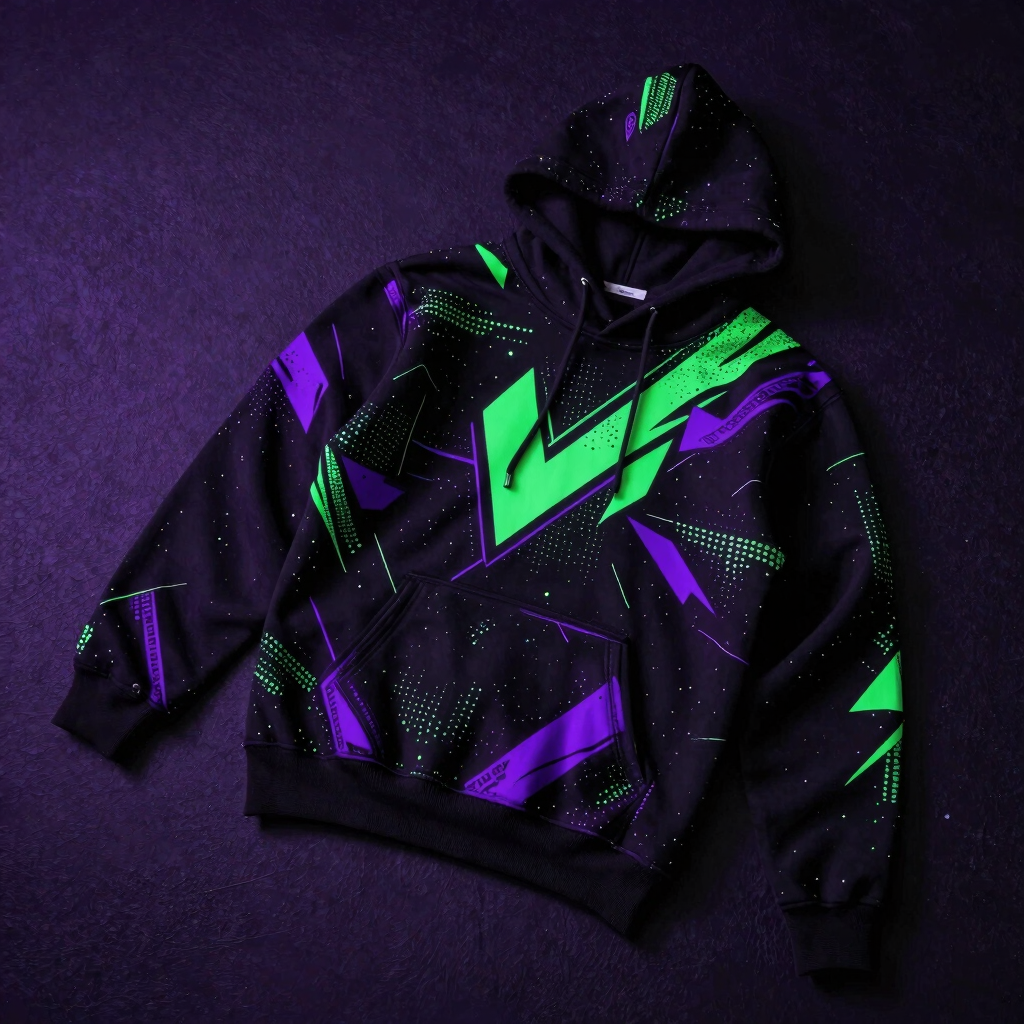 Cyber-Grid Creator Hoodie